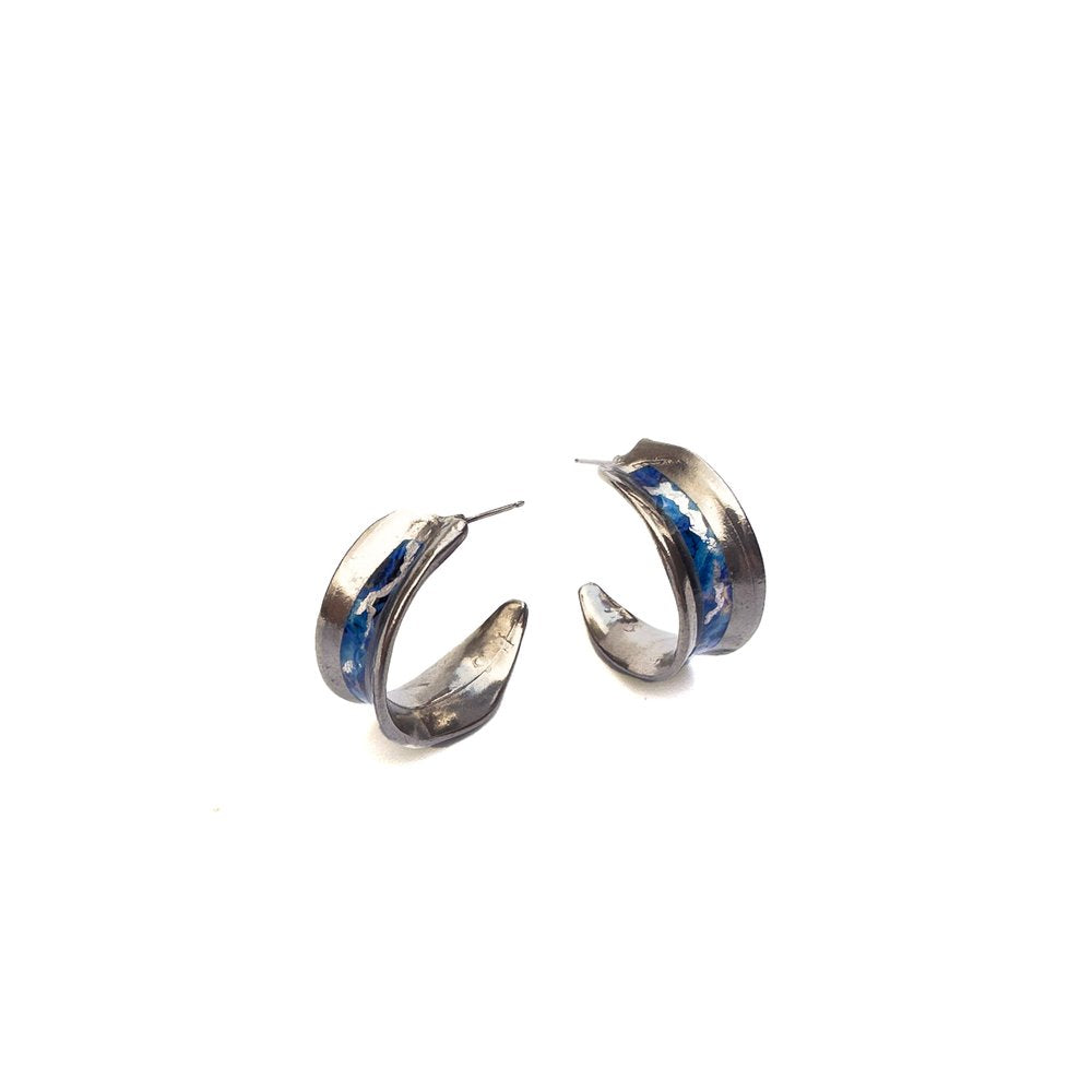 Boucles d'oreilles Éléanor bleu