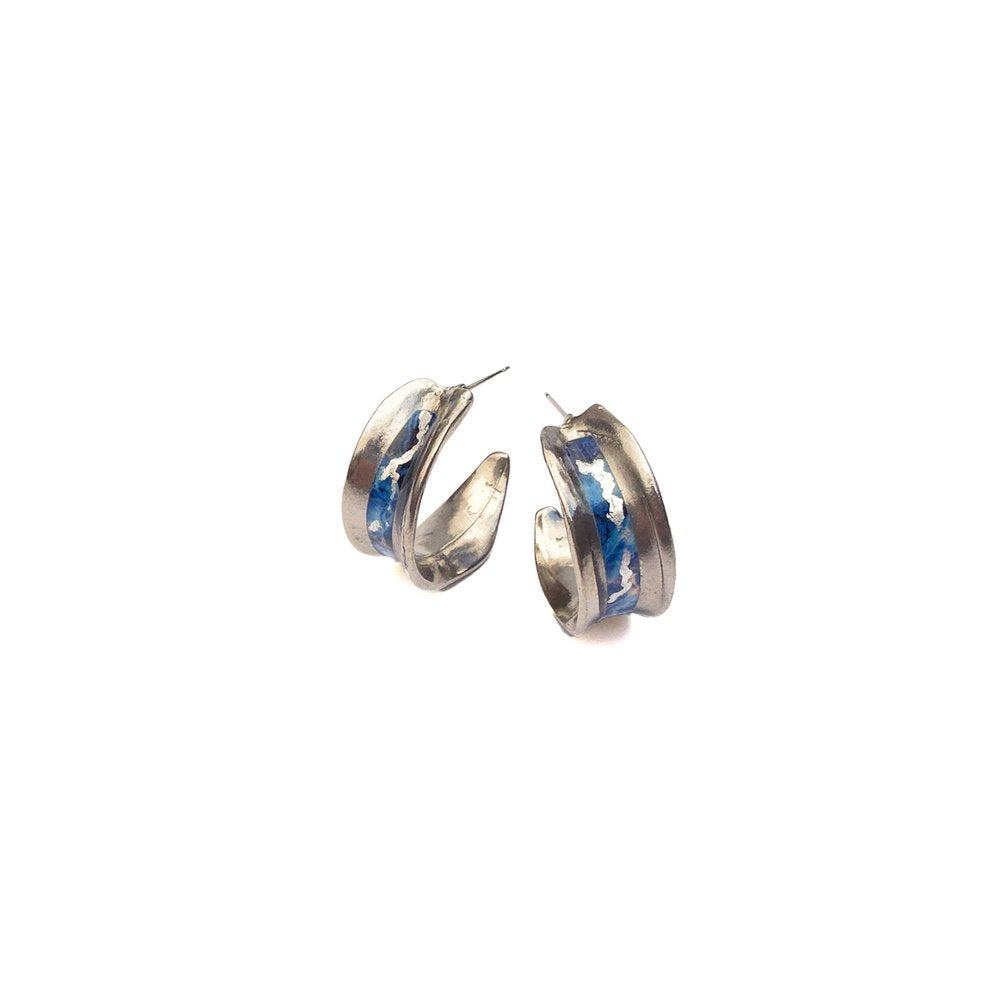 Boucles d'oreilles Éléanor bleu