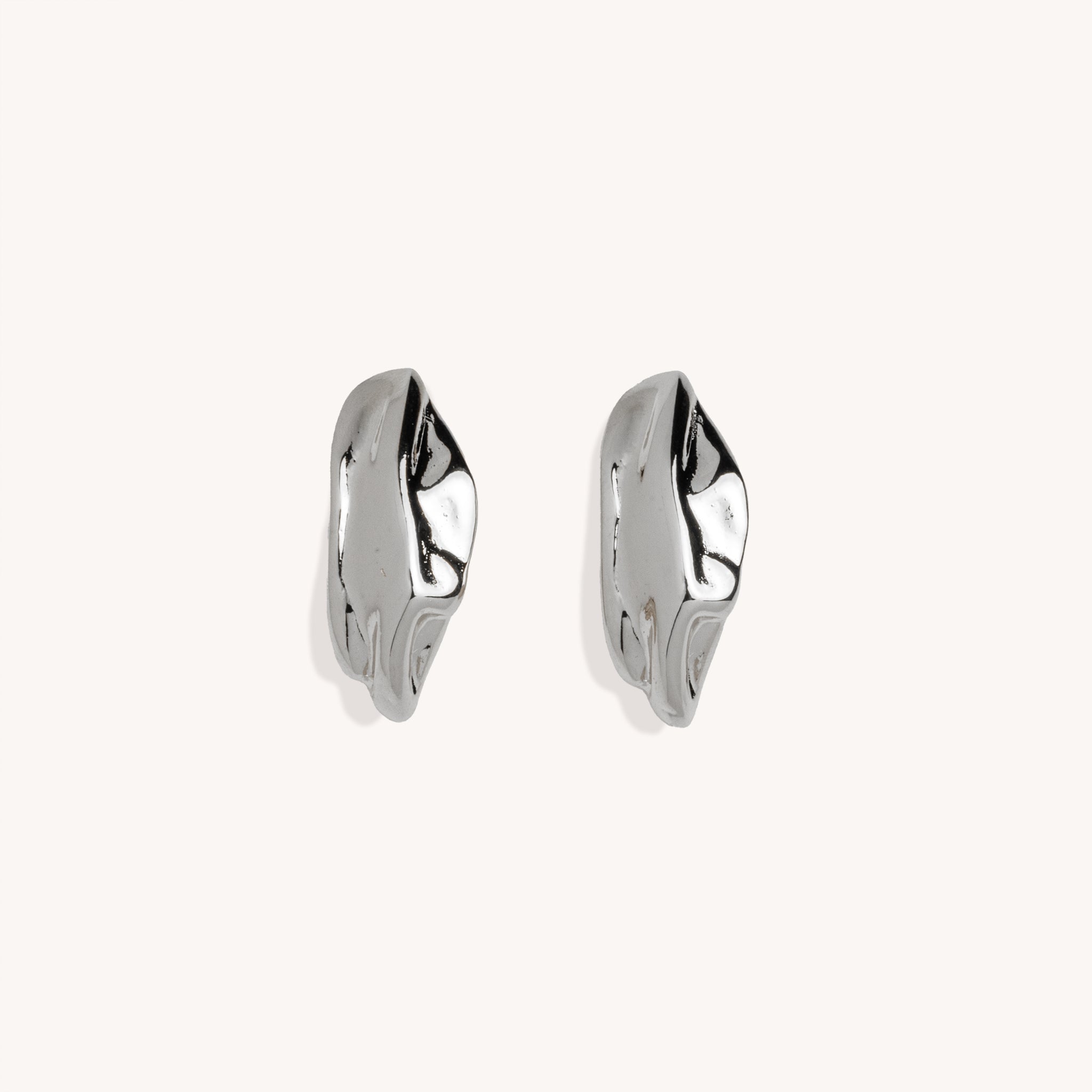 Rosalie silver-plated earrings