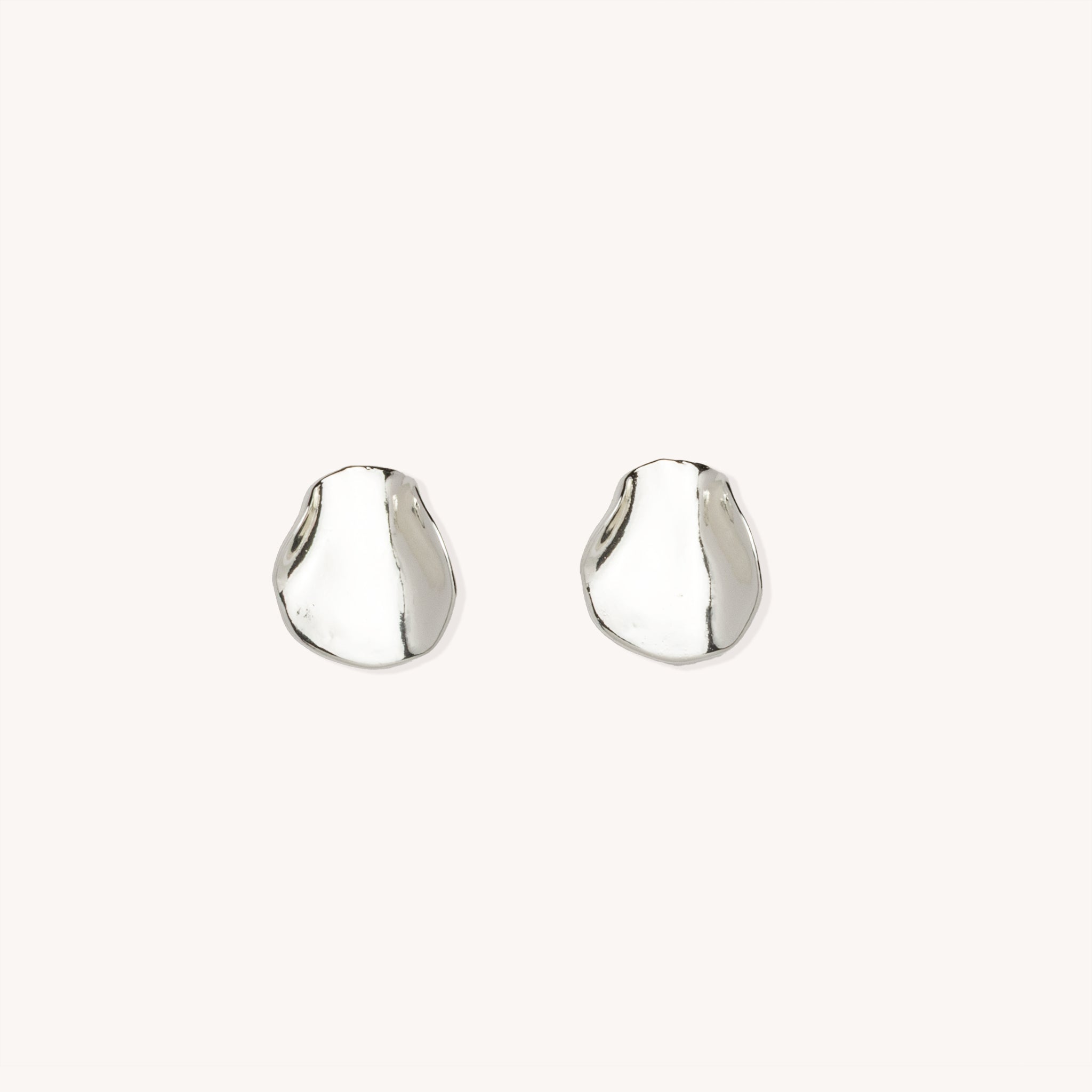 Zoé silver-plated earrings
