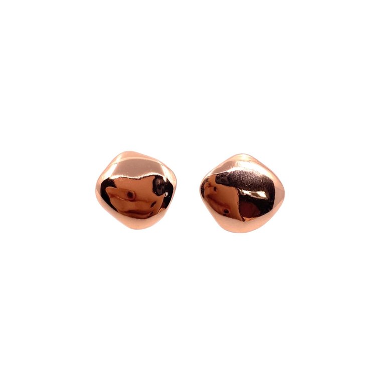 Boucles d'oreilles Jenny cuivre - à porter de 2 façons