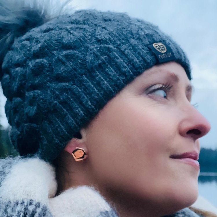 Boucles d'oreilles Nina cuivre