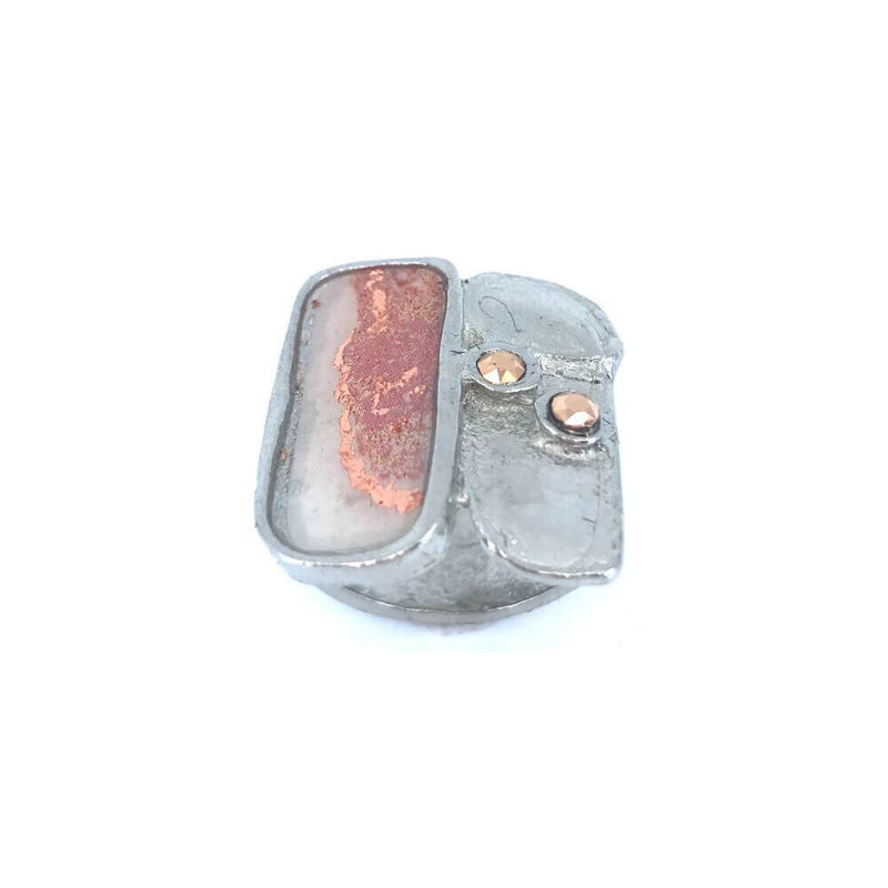 Bague satellite or rose