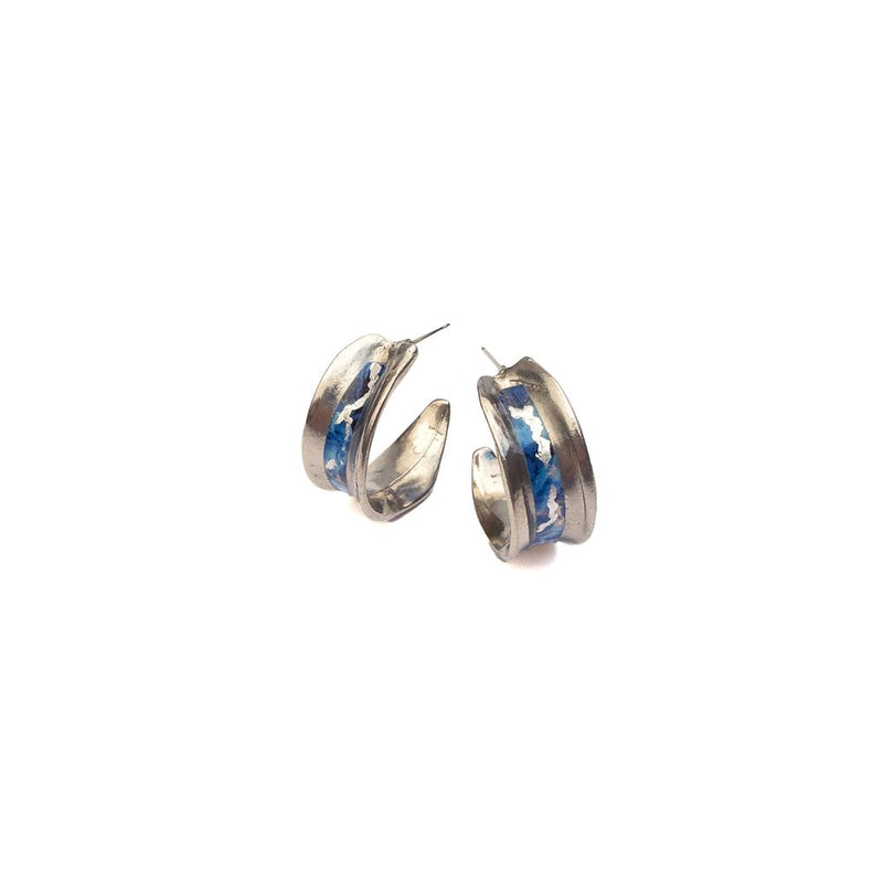 Boucles d'oreilles Éléanor bleu