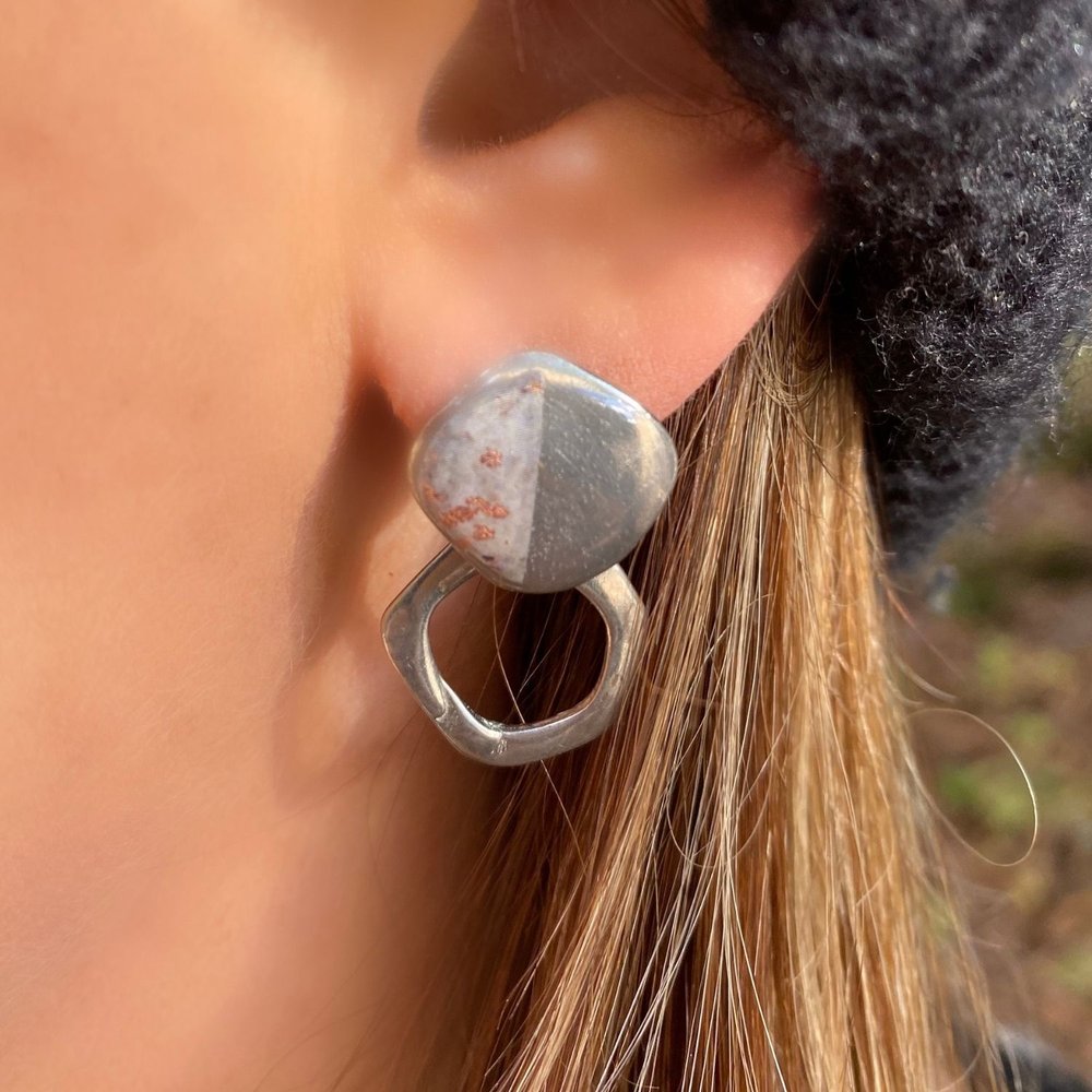 Boucles d'oreilles Juliette or rose