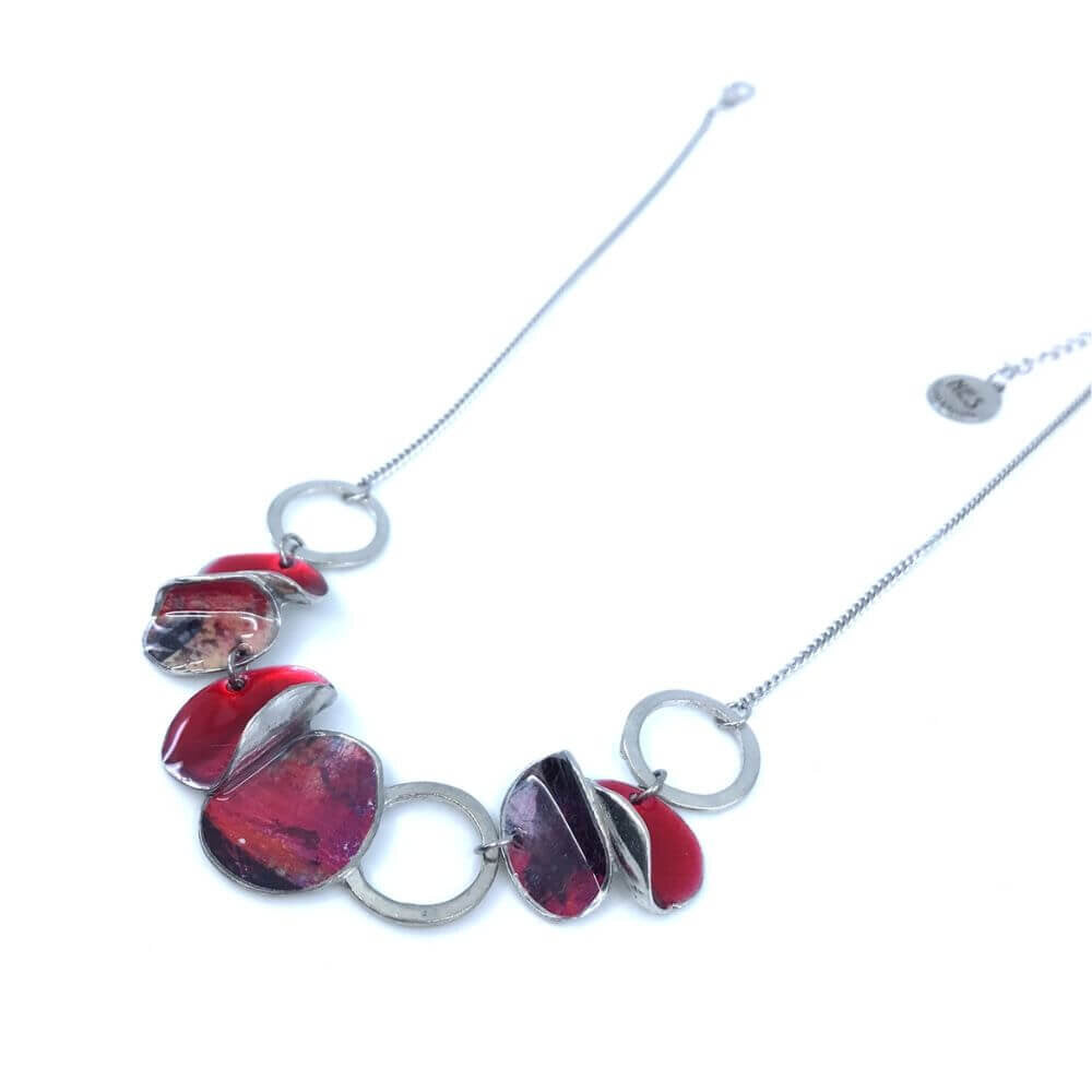 P212-Collier bloom rouge