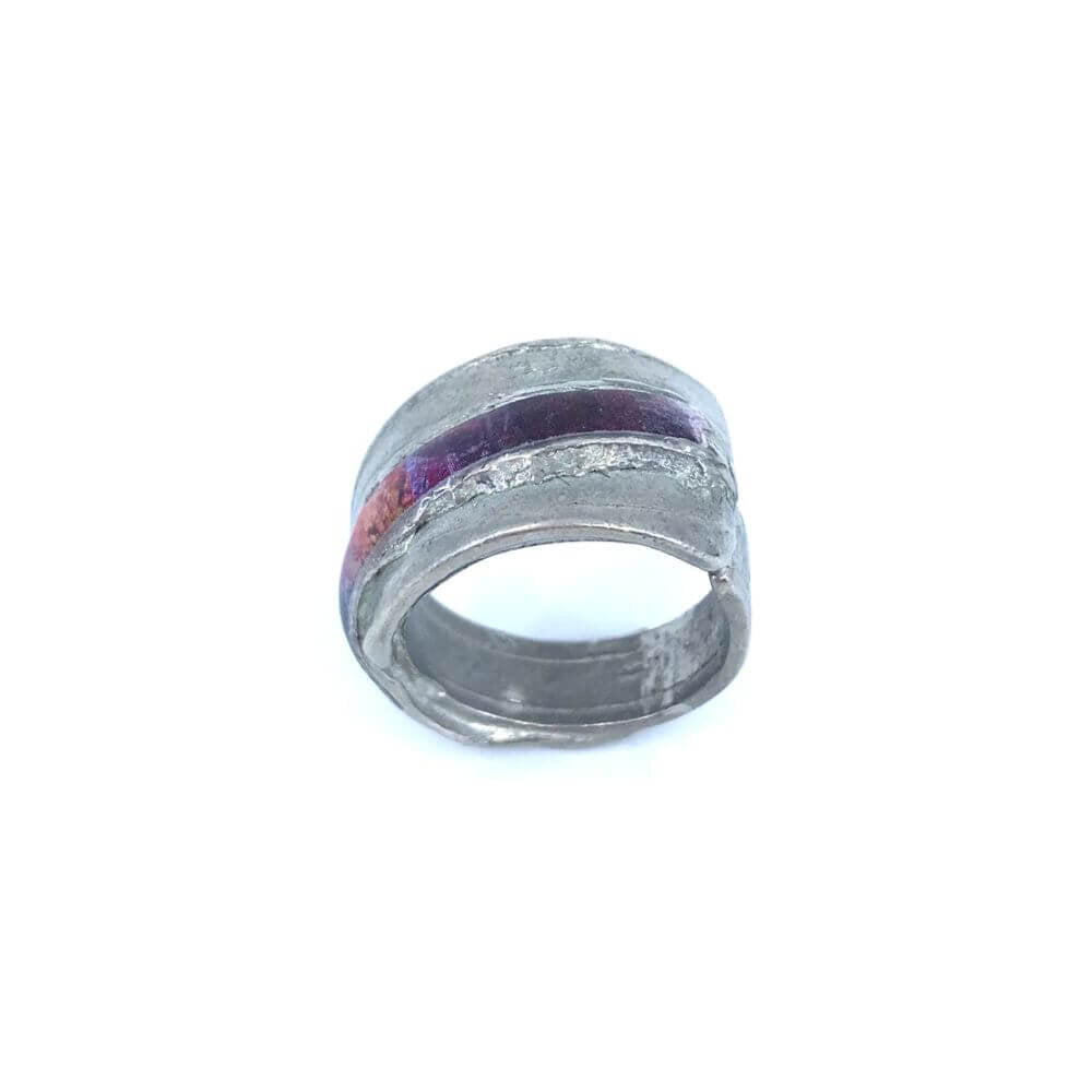 RG91-Bague infinity rouge