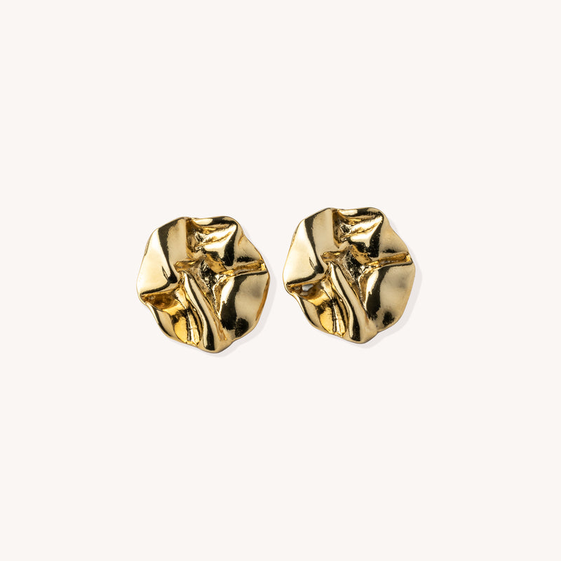 Boucles d’oreilles Romy plaqué or 14K