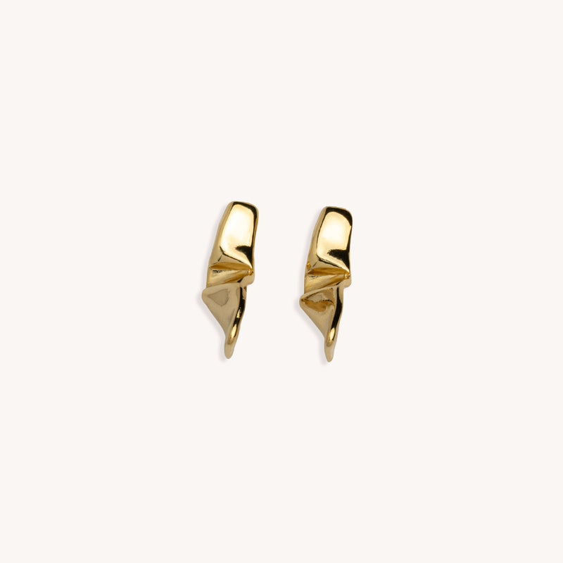 Boucles d’oreilles Lyvia plaqué or 14K