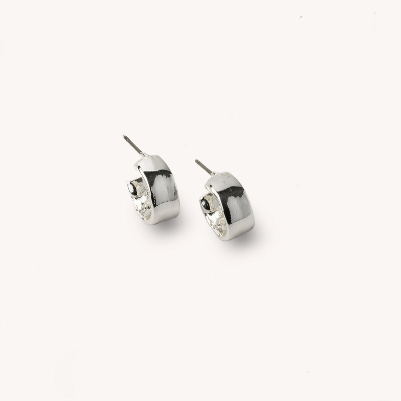 Petites boucles d’oreilles Sarah plaqué argent
