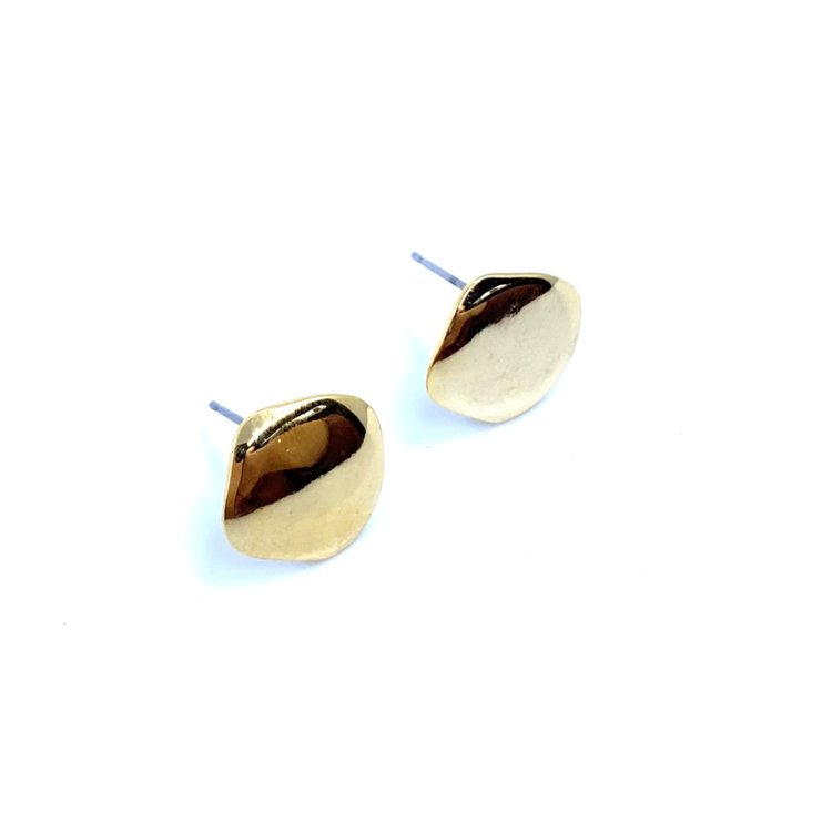 Boucles d'oreilles Méli or- à porter de 2 façons